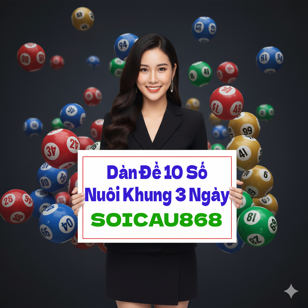 Dàn Đề 10 Số Nuôi Khung 3 Ngày Chuẩn Xác - Soicau868