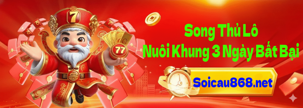 Song Thủ lô Nuôi Khung 3 Ngày - Soicau868, Soicau247
