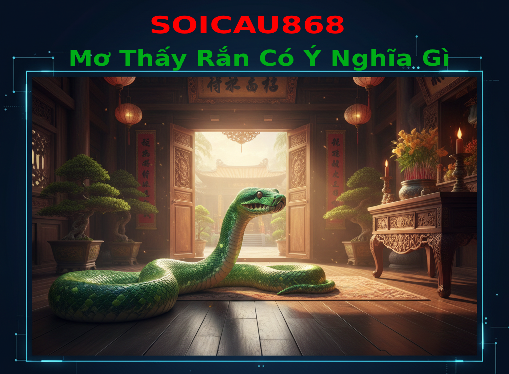 Giải Mã Giấc Mơ Thấy Rắn Mơ Thấy Rắn Có Ý Nghĩa Gì Điềm Báo Linh Thiêng Và Con Số May Mắn Từ Chuyên Gia.